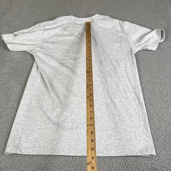 American Giant T Shirt Men Large Gray Crewneck American Made Flag Collection USA - Picture 6 of 9